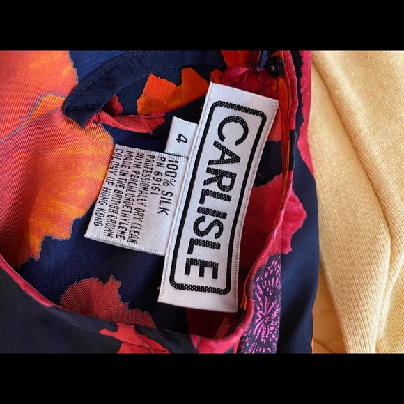 100% Silk Carlisle Blouse Size 4 - Picture 5 of 6